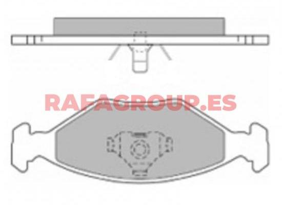 RG6415 - Pastillas de freno